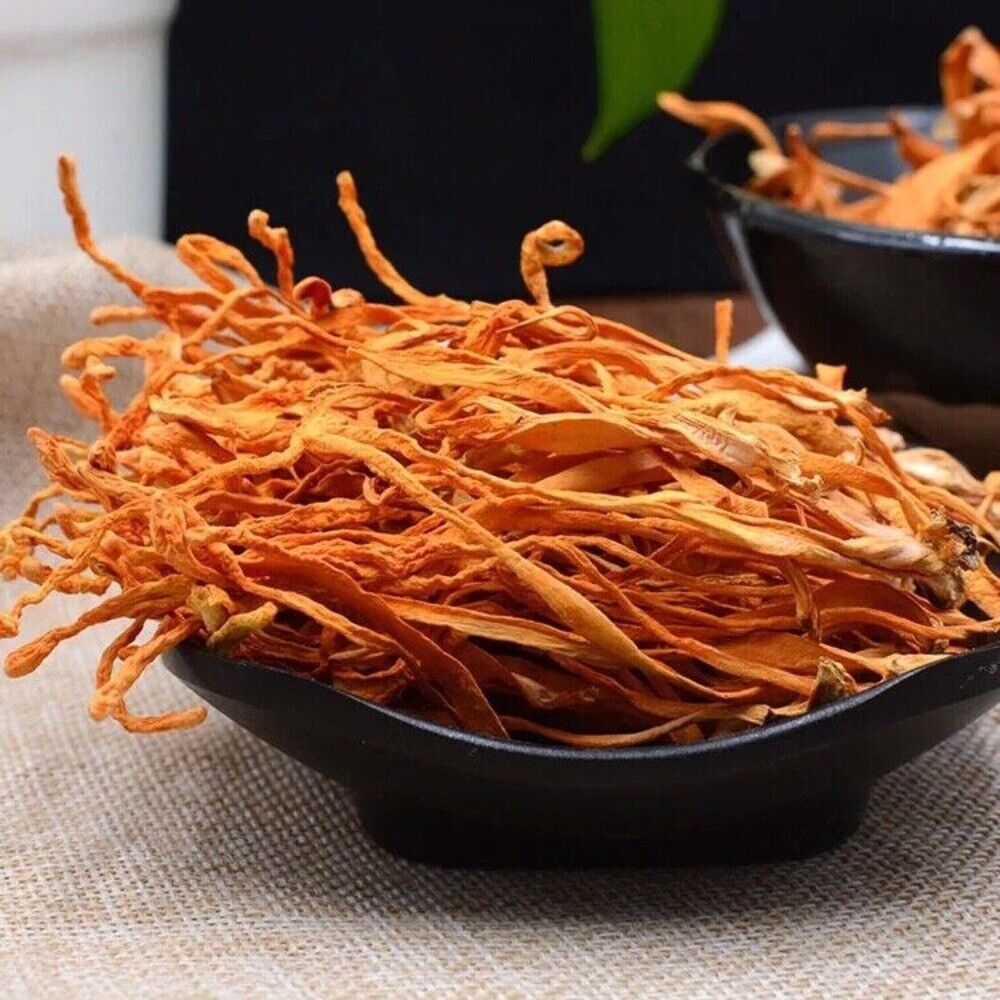 Organic Cordyceps Militaris 500g Premium Super Mushroom Chong Cao Hua Natural Main image