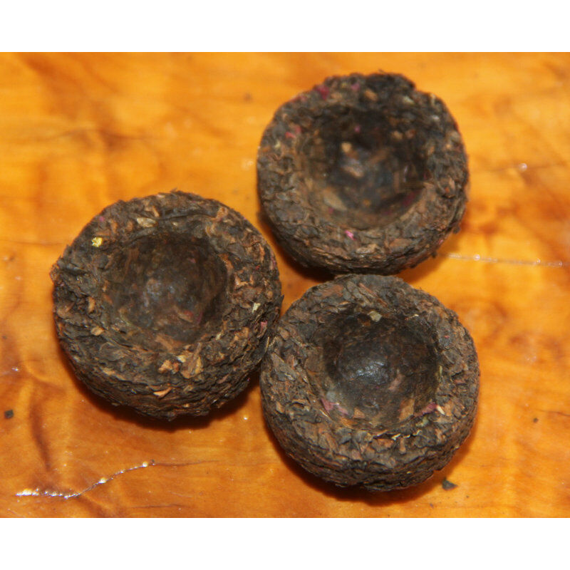Pu'er Tea 200g Mini Tuo Tea [Rose Tuo] Cooked Tea In Bamboo Packed Health Care