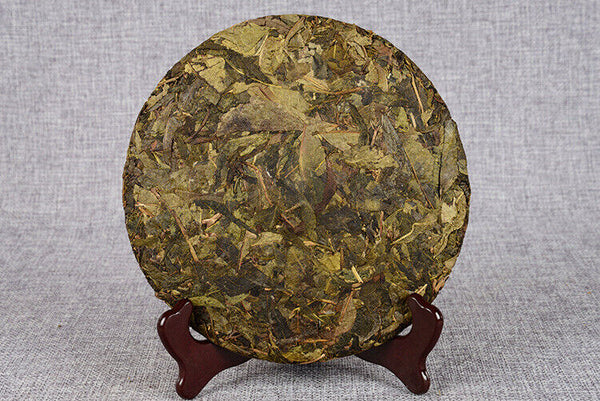 Puerh Tea Centennial Ancient Tree 357g Raw Cake Golden Leaf Puerh