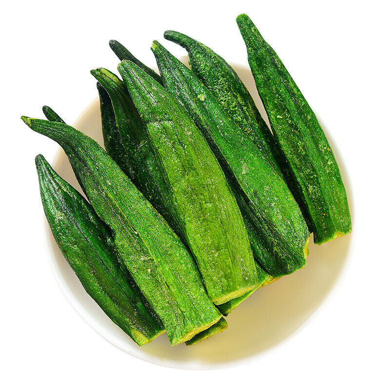 High-quality Okra Crisp 250g Dried Fruit and Vegetable Crisp Instant Snacks