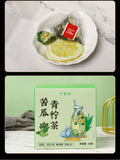 Bitter Melon and Lime Tea Summer Fresh and Healthy Fruit Tea Triangle Bag Tea