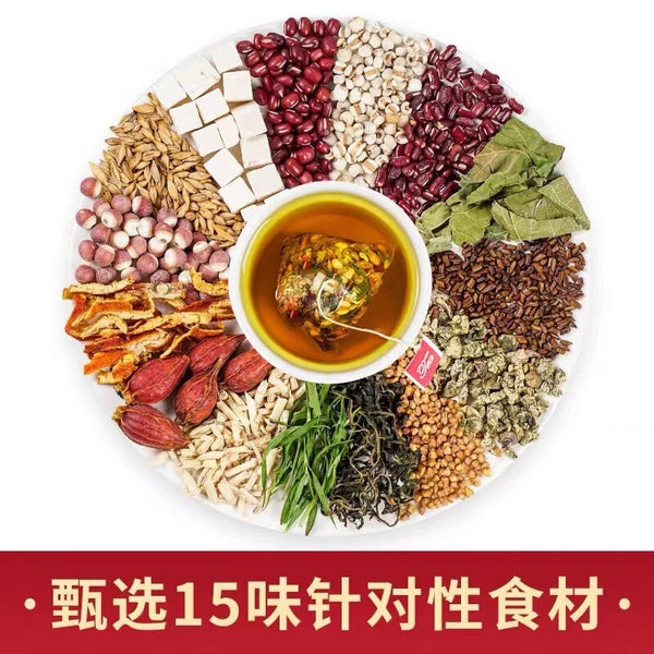 Detox Tea for Slimming Red Bean, Coix Seed, Orange Peel and Job's Tears