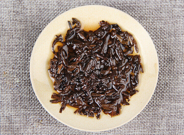 Yunnan Puer Ripe Tea Cake 云南普洱茶老班章古树纯料紧压普洱茶熟茶饼357g