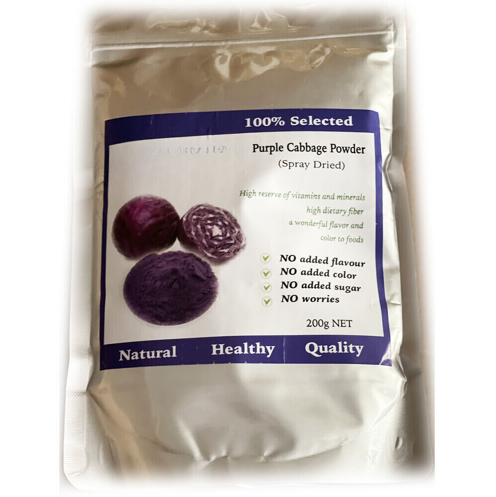 HELLOYOUNG Premium Purple Cabbage Powder - Natural, Purple Main image