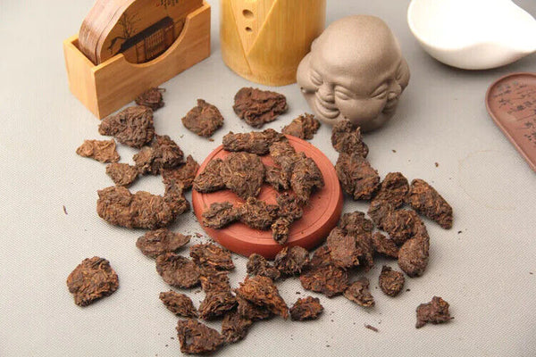 Pu'er Old Tea Head Natural Tuo Super-grade Jinya Menghai Head Cooked 250g