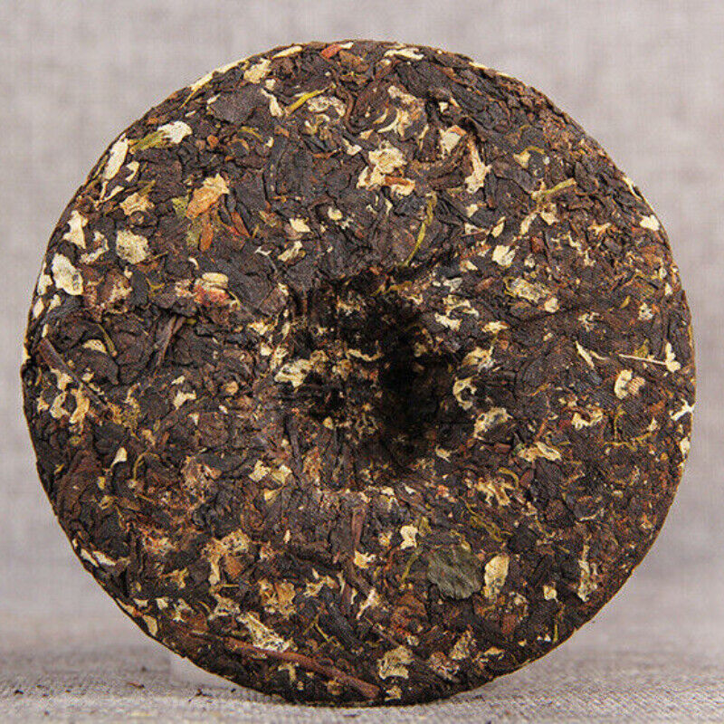 Pu-erh Ripe Tea Weight Loss Health 100g*5 Pu-erh Tea Jasmine Tea Cake
