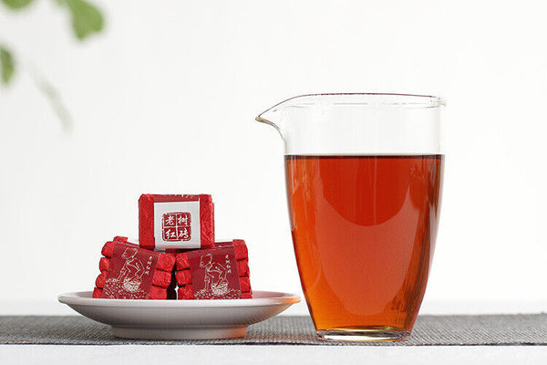 500g Yunnan Fengqing Kung Fu Black Tea Dian Hong Xiao Tuocha Golden Square Brick