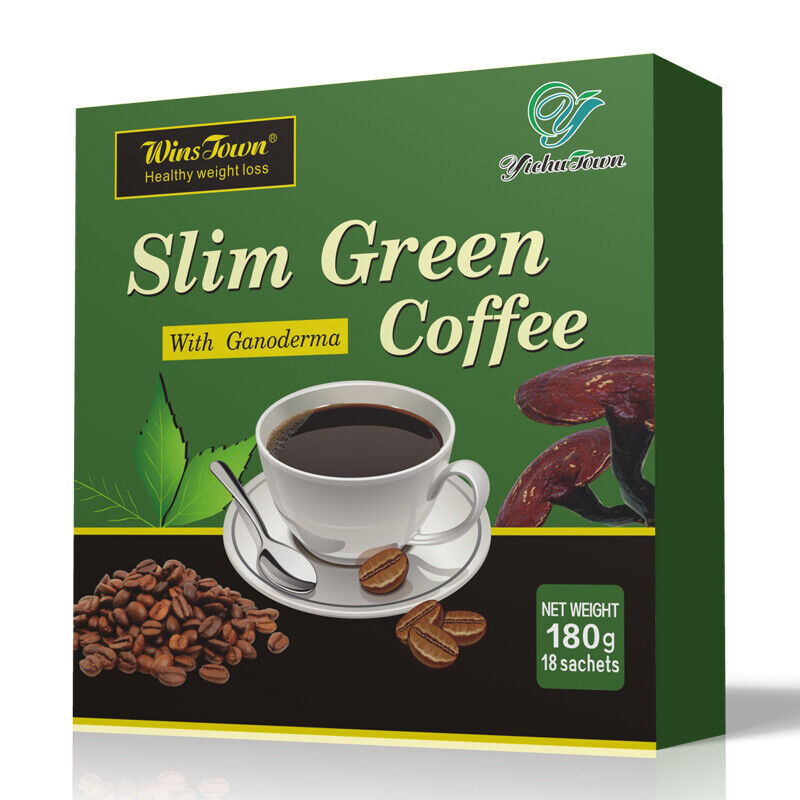 Slim Green Coffee Lose Weight Burning Fat Weight Loss Fat Burner 10g*18 sachet