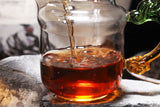 357g Yunnan OldPanzhang Puerh Ripe Tea Cake Menghai Flavor Pure Material