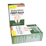 Detox Slimming Wormwood Bamboo Charcoal Foot Patch Herbal Detox Foot Patch 30pad