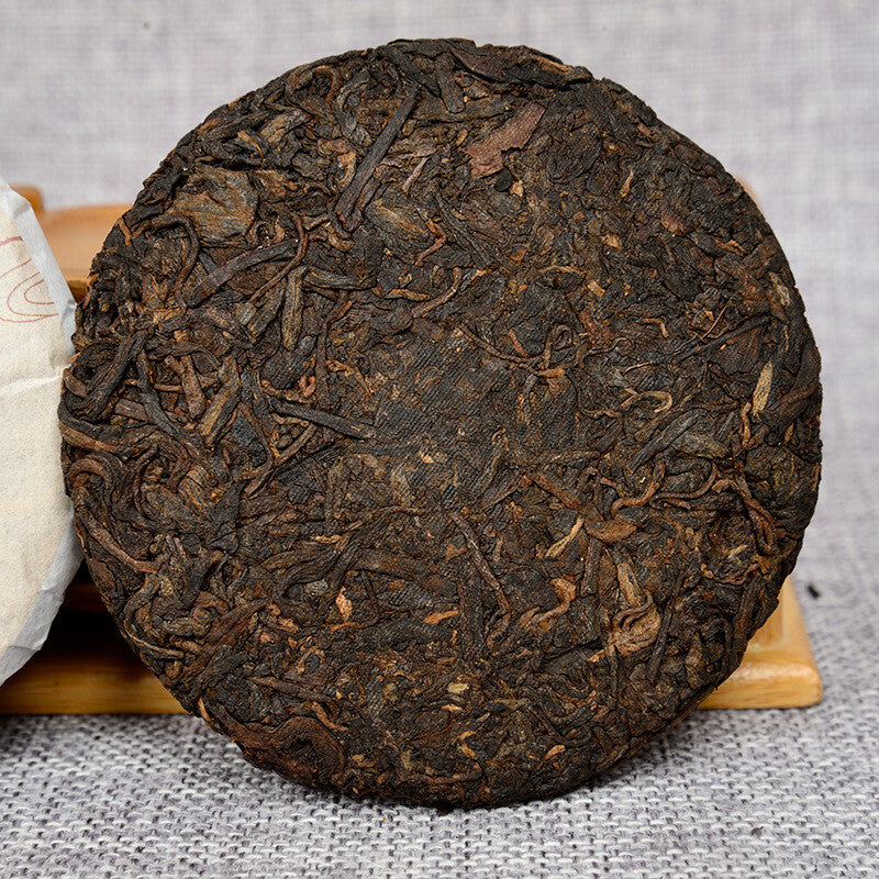 Premium Pu-erh Ripe Tea Cake 100g Baoling Golden Buds Yunnan Origin Secondary image