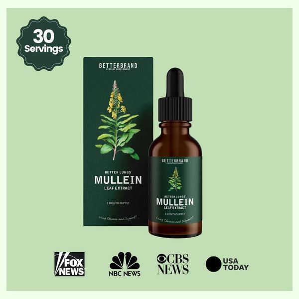 60ml Herbal Remedy for Respiratory Support Mullein Leaf Extract Drops