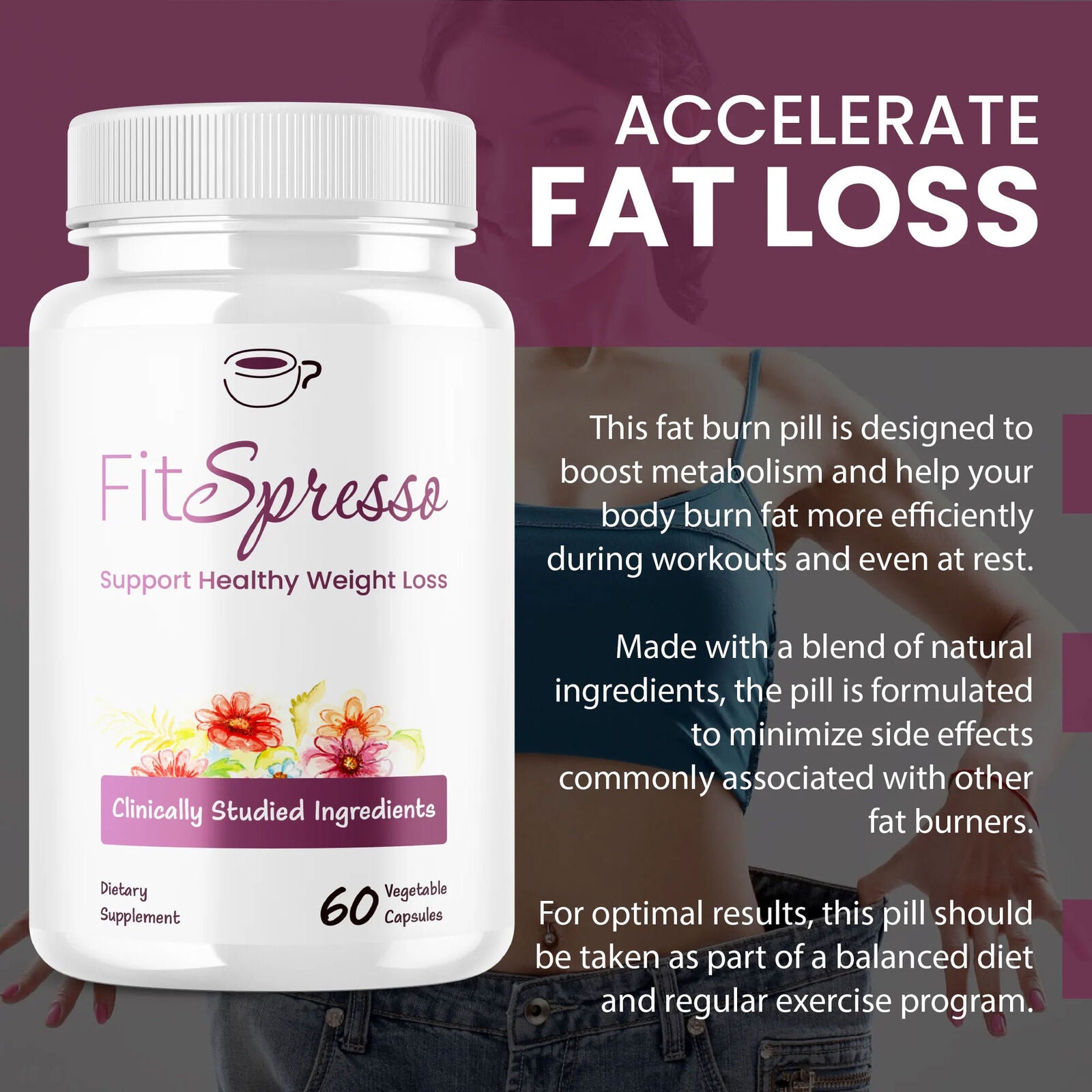New FitSpresso Health Support Supplement - FitSpresso (Pack of 1)