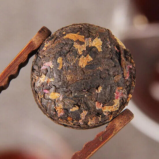 Yunnan Flower Tea 500g Peony Flavor Shu Puer Mini Tuo Cha Fermented Pu Er Tea