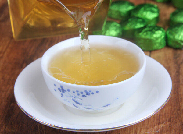 Iron Boxed Puerh Mini Tuo Tea Glutinous Fragrance Small Golden Tuo Raw Tea