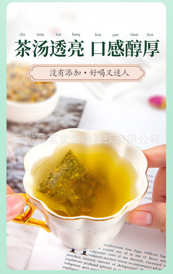 Herbal Tea for Health, Dropshipping Winter Melon Lotus Leaf Rose Tea Bags