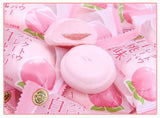 White Peach Flavor Sandwich Marshmallow Gummy Snacks Wedding Candy 徐福记白桃味夹馅棉花糖