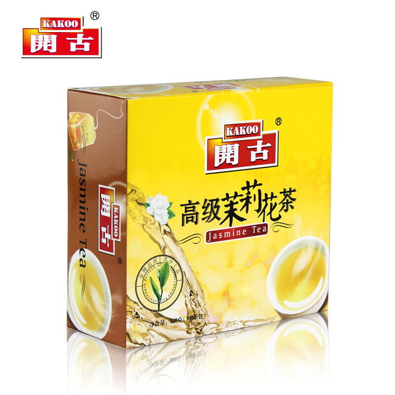 Double Piece 100 bags of Premium Jasmine Tea Double Chamber Bag Tea 220g Main image