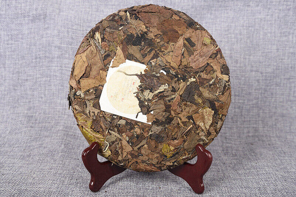 357g Yunnan White Tea Jujube Fragrance Big Leaf Ancient White Tea Cake