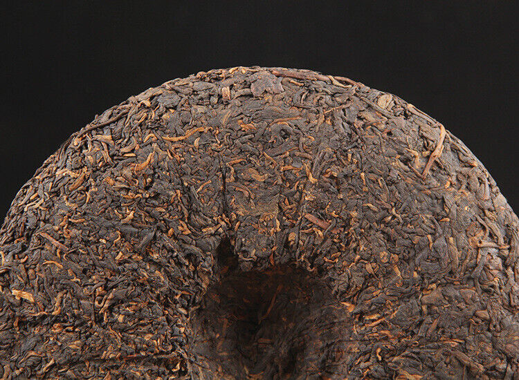 Long Yuan No. Pu'er Ripe Tea Cake Ancient Tree Yunnan Seven Seeds Cake 380g/cake