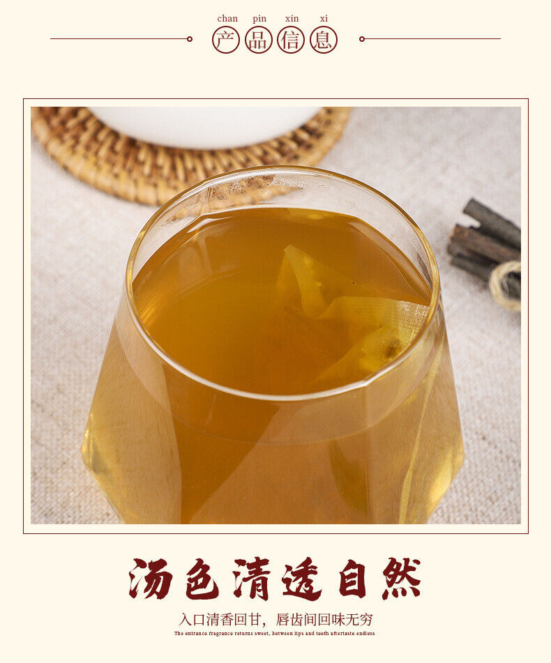 Herbal Red Beauty Tea with Rose Lily and Mulberry for Women in Kraft Paper Bag