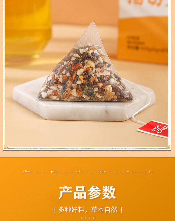 Oil Cut Potbelly Tea Bag Winter Melon Lotus Leaf Barley Red Beans Peel Tea 100g