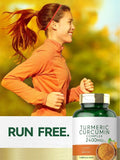 Turmeric Curcumin 2400mg | 180 Capsules | Non-GMO, Gluten Free