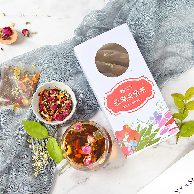 Rose Lotus Leaf Tea Tea Flower Grass Tea Box Winter Melon Lotus Leaf Tea 150g Main image