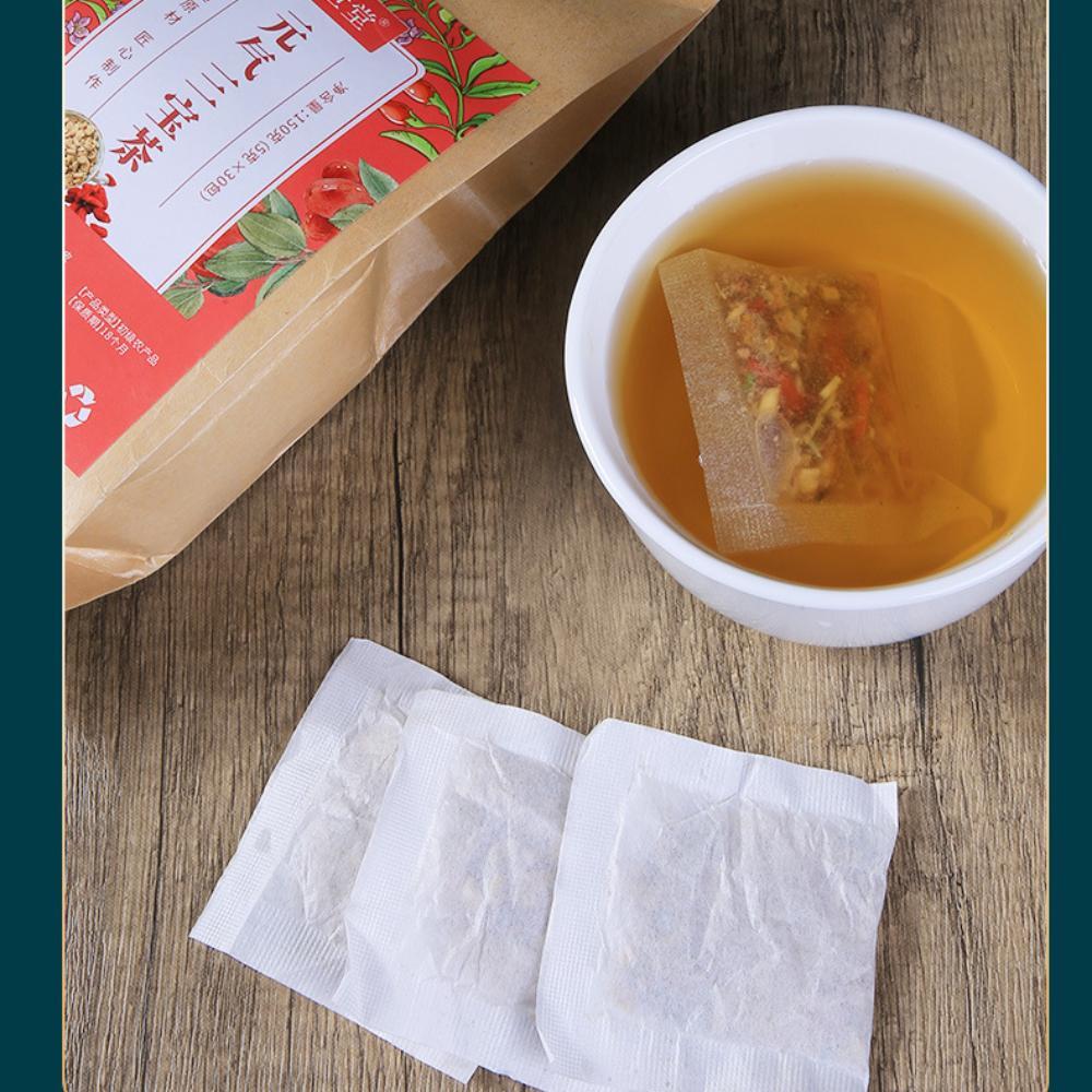 Astragalus Ophiopogon Codonopsis Wolfberry Combination Tea Bag Yuanqi Sanbao Tea