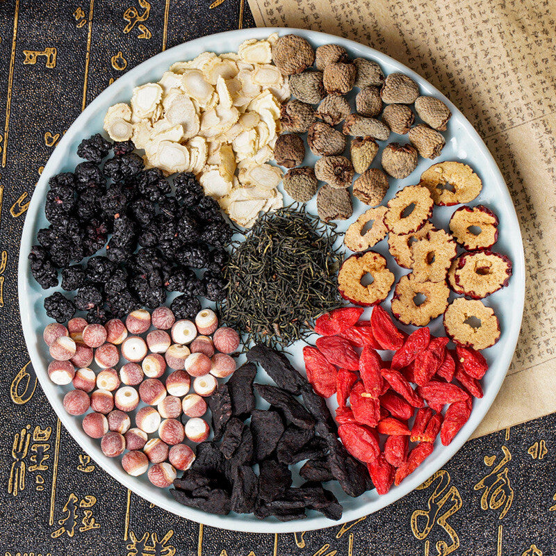 Herbal Tea with Ginseng Panax Notoginseng Kudzu Ginkgo for Circulation Tea Bags