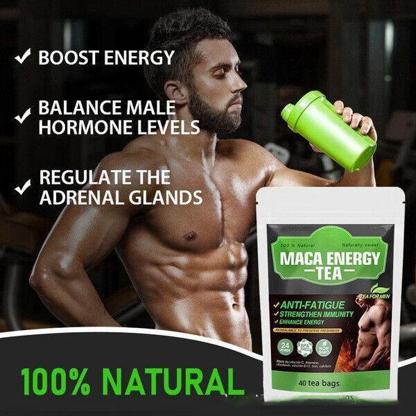 Strenth Herbal Enhance Natrual Healthy Drink Herbal Tea Bags Maca Energy Man Tea