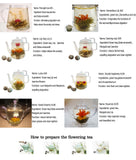 Artistic Tea Jasmine Globe Amaranth Marigold Blossom Tea Flower Tea Ball 20pcs