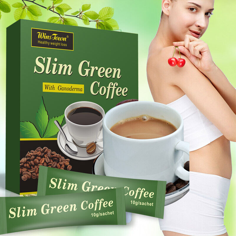 Slim Green Coffee Lose Weight Burning Fat Weight Loss Fat Burner 10g*18 sachet