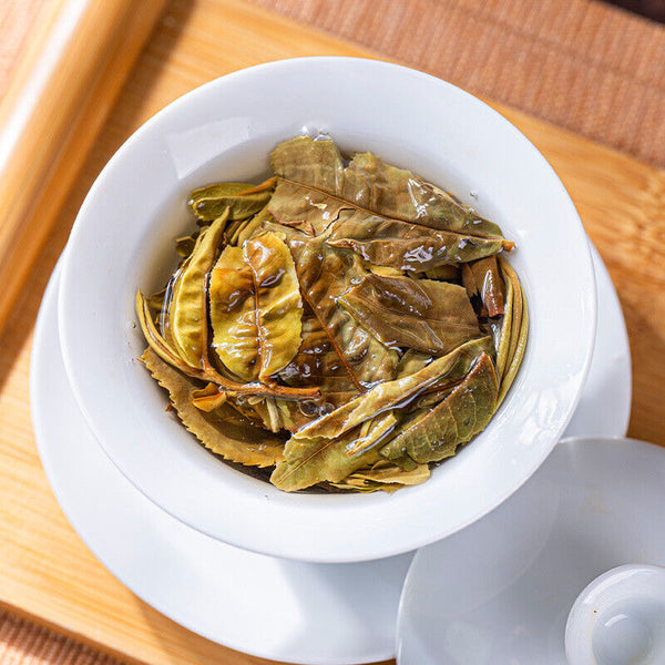 Premium Pu-erh Ancient Tree Honey Aroma Sweet Aftertaste Large Leaf Raw WhiteTea