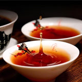 Organic Puerh ripe tea Rain Flower Bulk Yunnan Menghai Aged Limited Edition