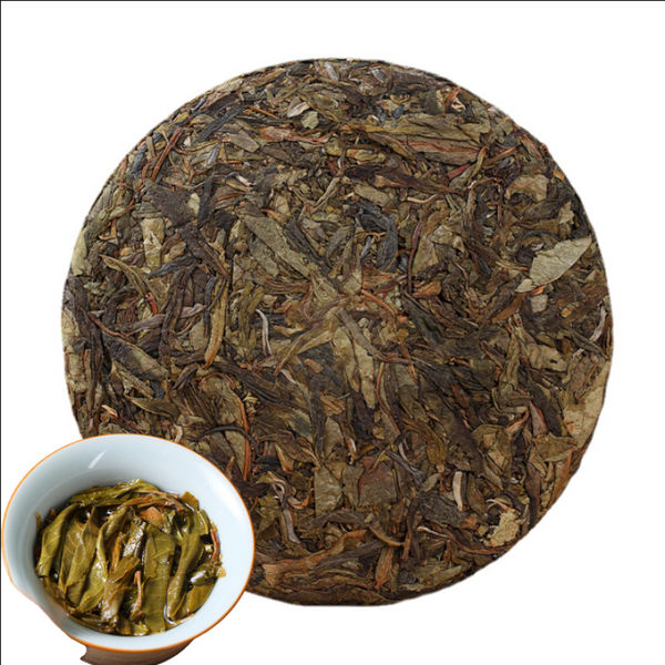 Icelandic Water Gold Tea 357g Yunnan Pu-erh Seven Seed Large Leaf Gold Cake Tea