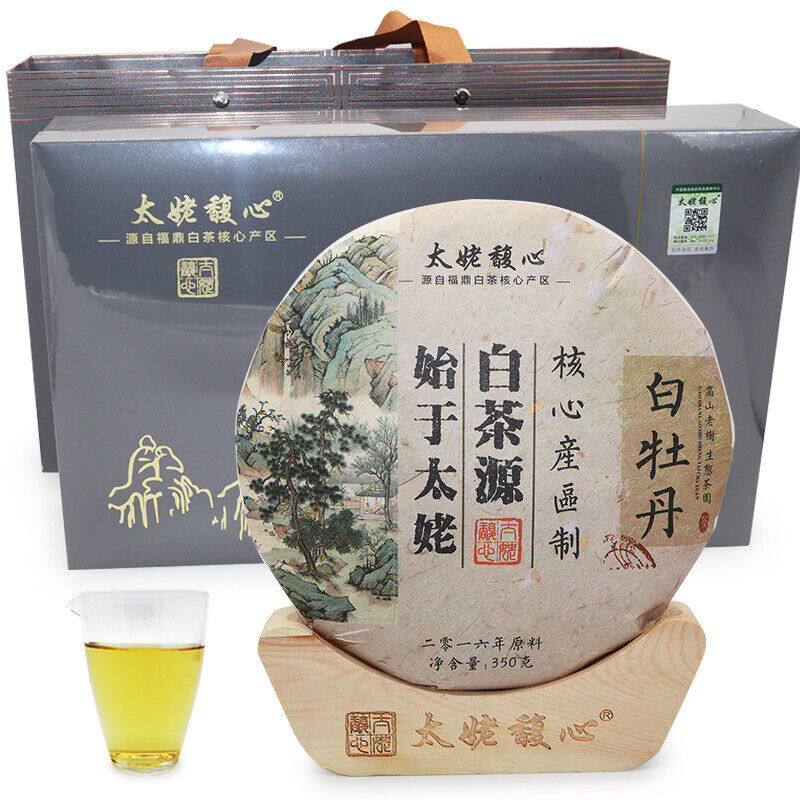 350G Fuding white tea white peony cake Panxi Ming Qian spring flowers honey tea Main image