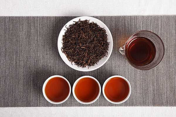 Yunnan Puerh Tea Menghai Golden Bud Palace Cooked Tea Loose Tea 500g