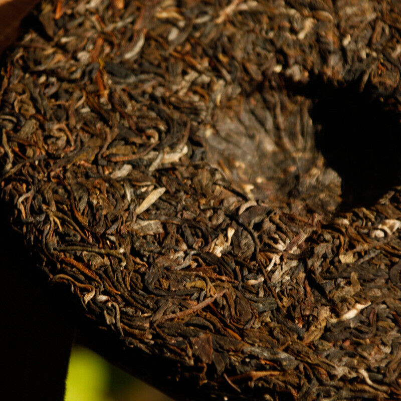 357g Pu-erh Raw Tea Old Panzhang Brown Mountain Yunnan Seven Cakes Hand Pressed