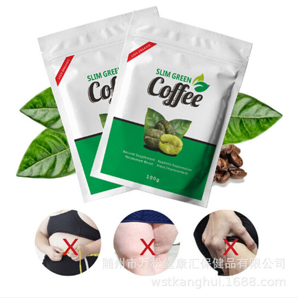 Slim Green Coffee with Ganoderma for Weight Control Slimming 10g*10 Packs