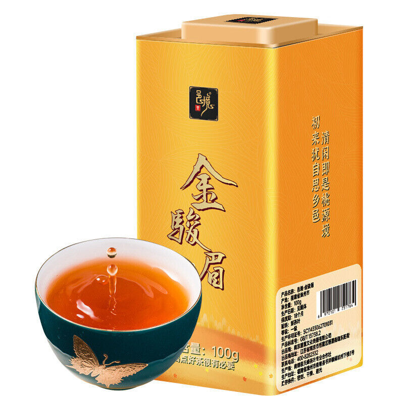 Jinjunmei Tea with Strong Fragrance Black Tea Gift Tea 100g/can Main image