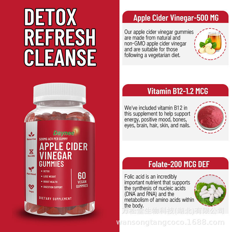 Daynee Slim Weight Loss Supplement Apple Cider Vinegar Gummies