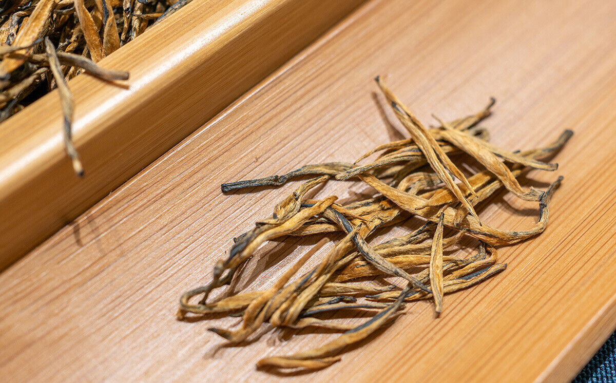 500G Yunnan Black Tea Mini Gold Needle Fengqing Dian Hong Tea Small Gold Needle