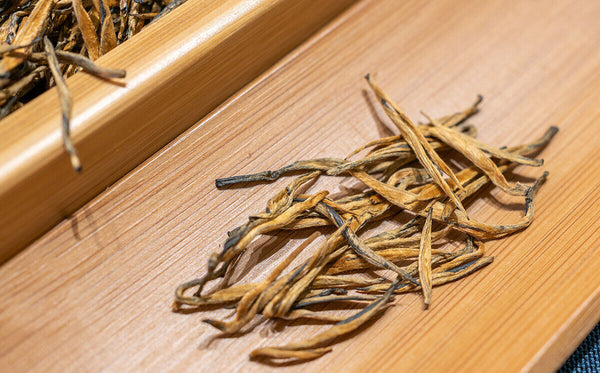 500G Yunnan Black Tea Mini Gold Needle Fengqing Dian Hong Tea Small Gold Needle
