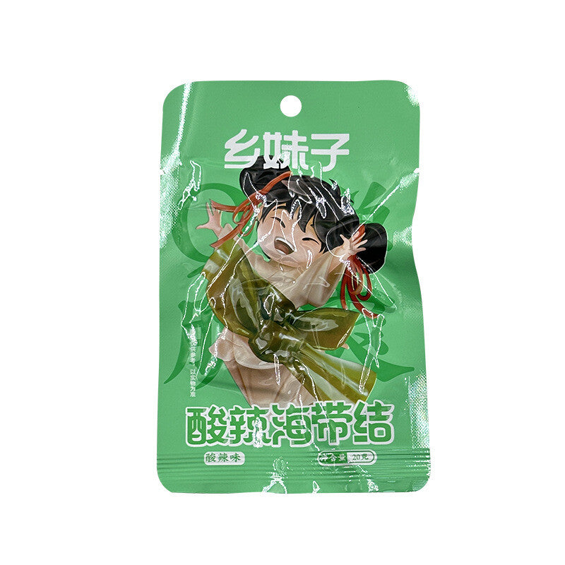 Snacks Ready-to-Eat Seafood Treats 20g*20 packs Spicy & Sour Seaweed