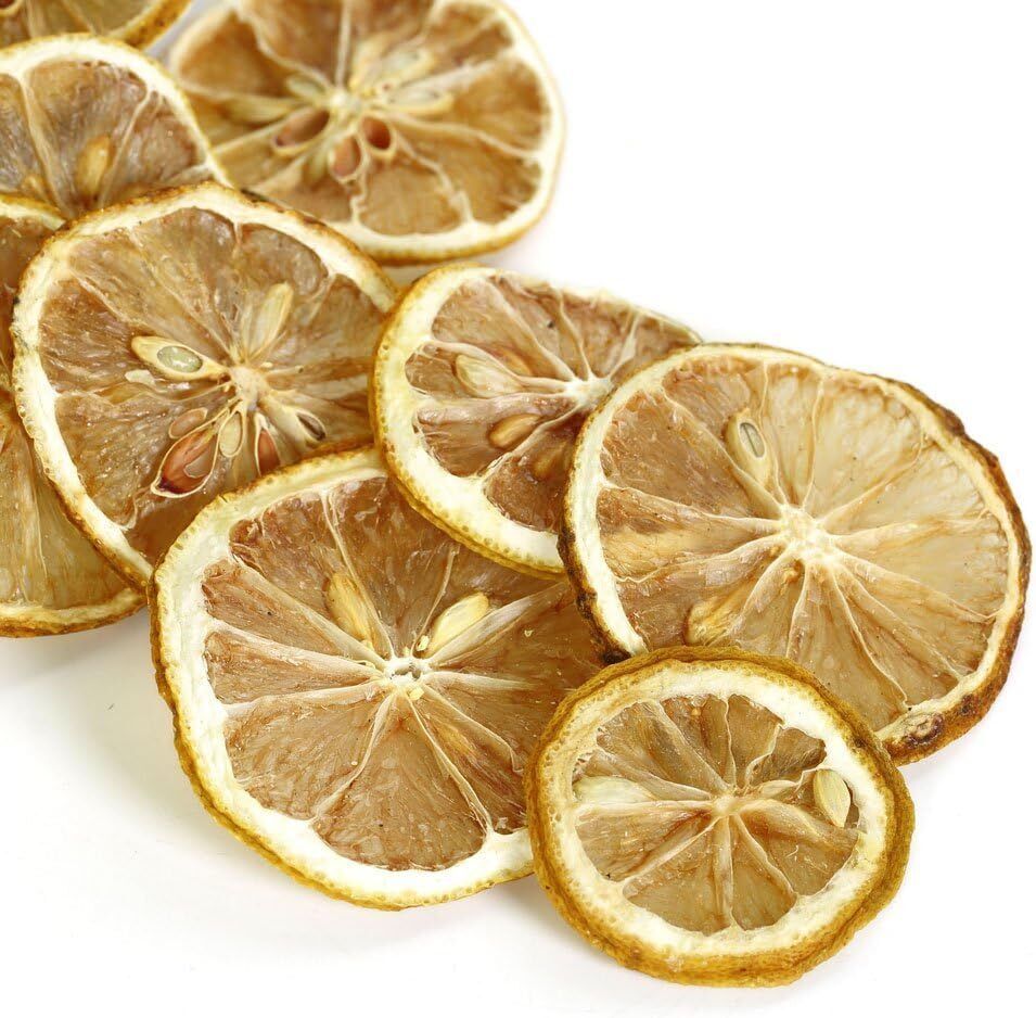 50g Dried Lemon Slices Citrus Natural Dried Fruit Wheels Herbal Tea Sugar Free Secondary image