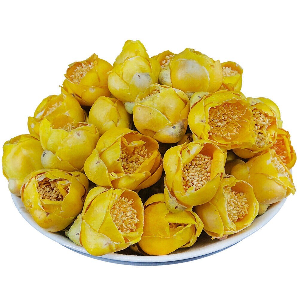 Golden Flower Tea 500g Freeze Dried Premium Natural Dried Flowers in Jar