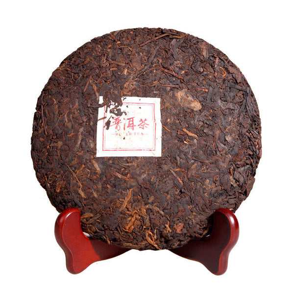 Aged Mature Tea Yunnan Jishun Pu'er Tea Cake 330g