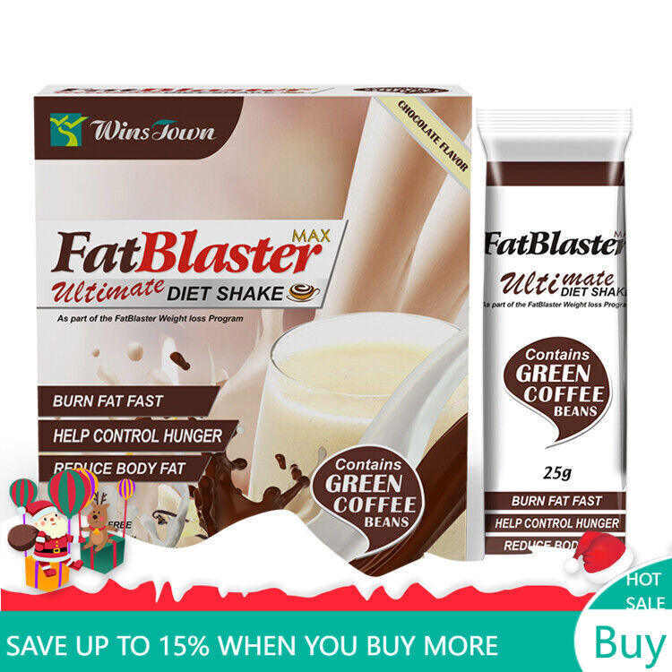 Fat Blaster Diet Replacement Weight Loss Chocolate Flavor Instant Coffee 25g*10