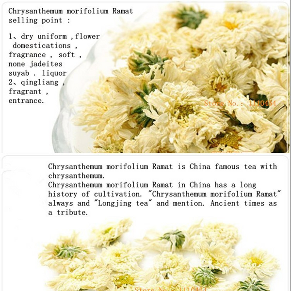 50g Top-Grade chinesische Kräuter Chrysantheme Tee Blume duftend